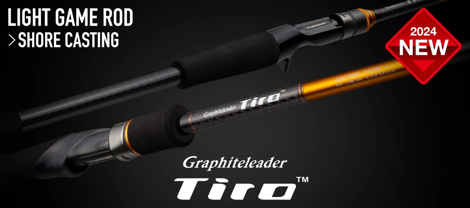 english graphite fishing poles Graphite Leader Tiro 24GTIRS