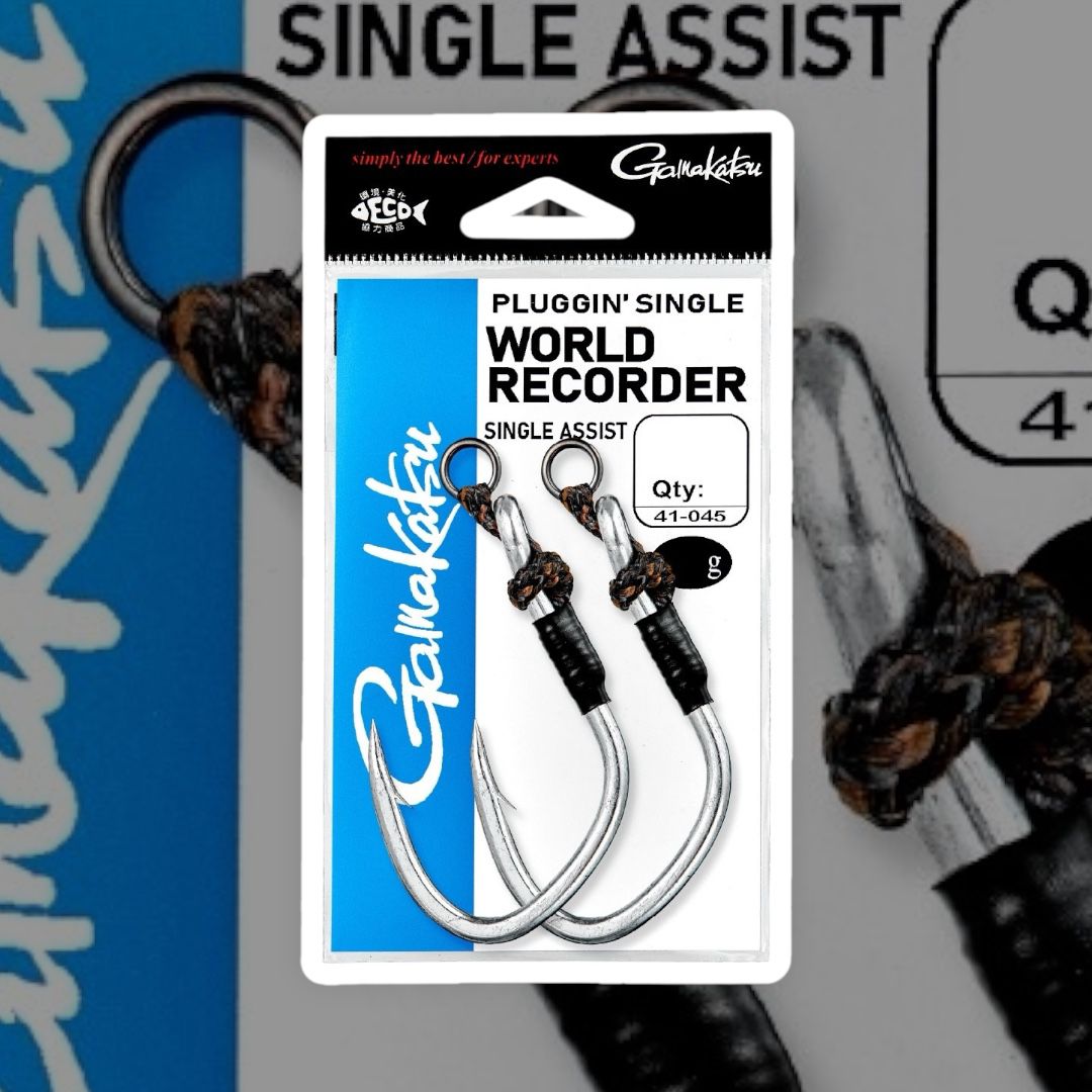 best fishing hook in the world Gamakatsu Pluggin' Single World Recorder Single Assist Hook – EPIC Fishing