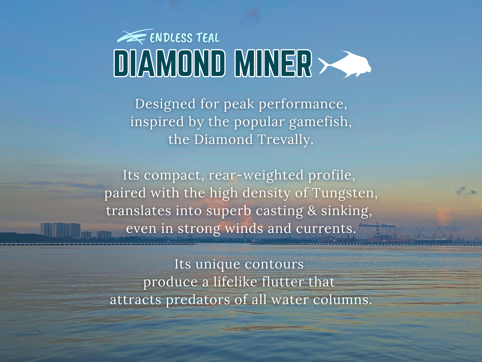 Endless Teal - Diamond Miner Micro TG Tungsten Jigs