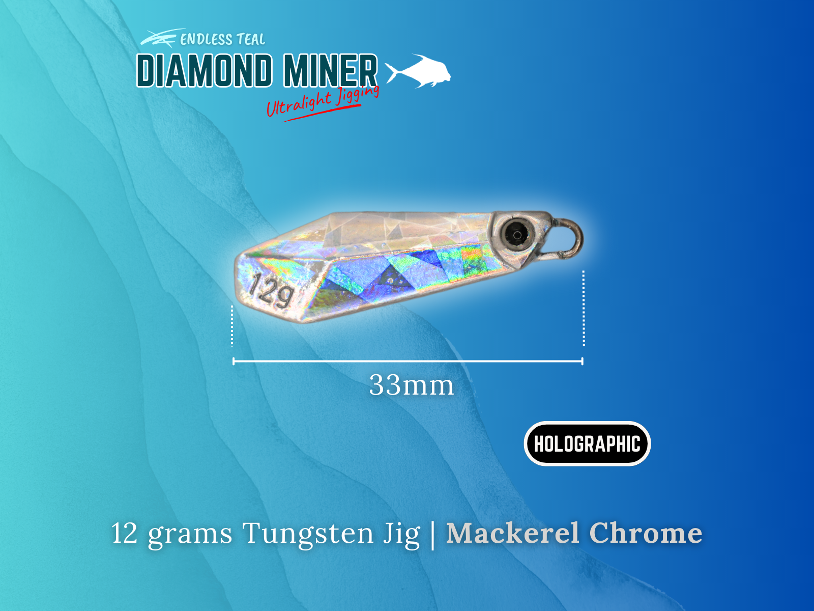 Endless Teal - Diamond Miner Micro TG Tungsten Jigs