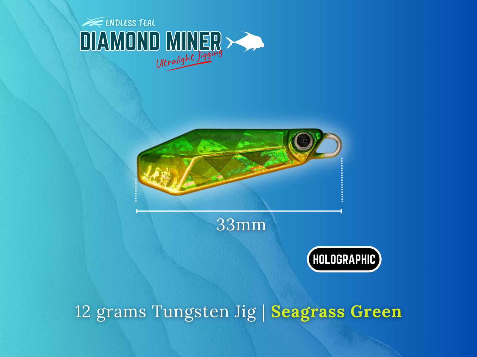 Endless Teal - Diamond Miner Micro TG Tungsten Jigs