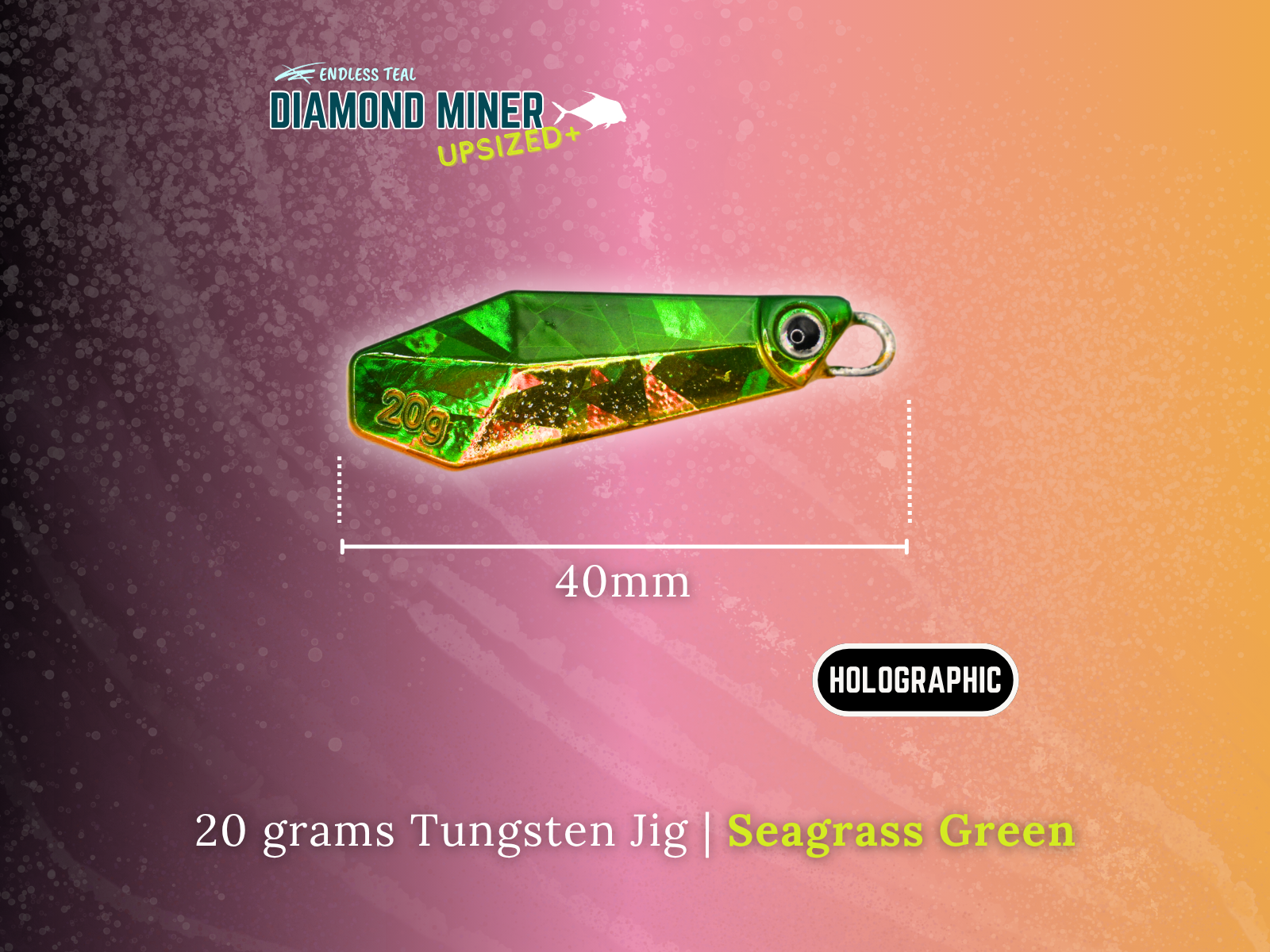 Endless Teal - Diamond Miner Micro TG Tungsten Jigs