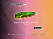 Endless Teal - Diamond Miner Micro TG Tungsten Jigs