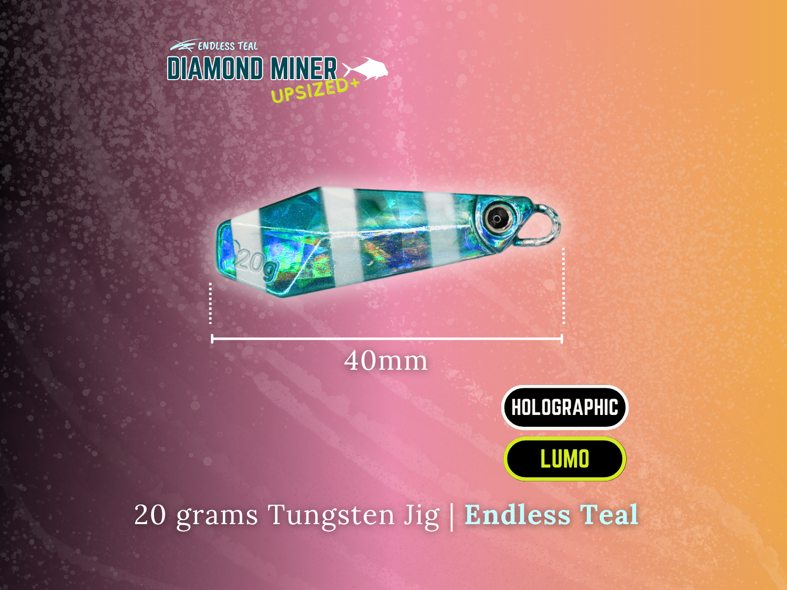 Endless Teal - Diamond Miner Micro TG Tungsten Jigs