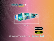 Endless Teal - Diamond Miner Micro TG Tungsten Jigs