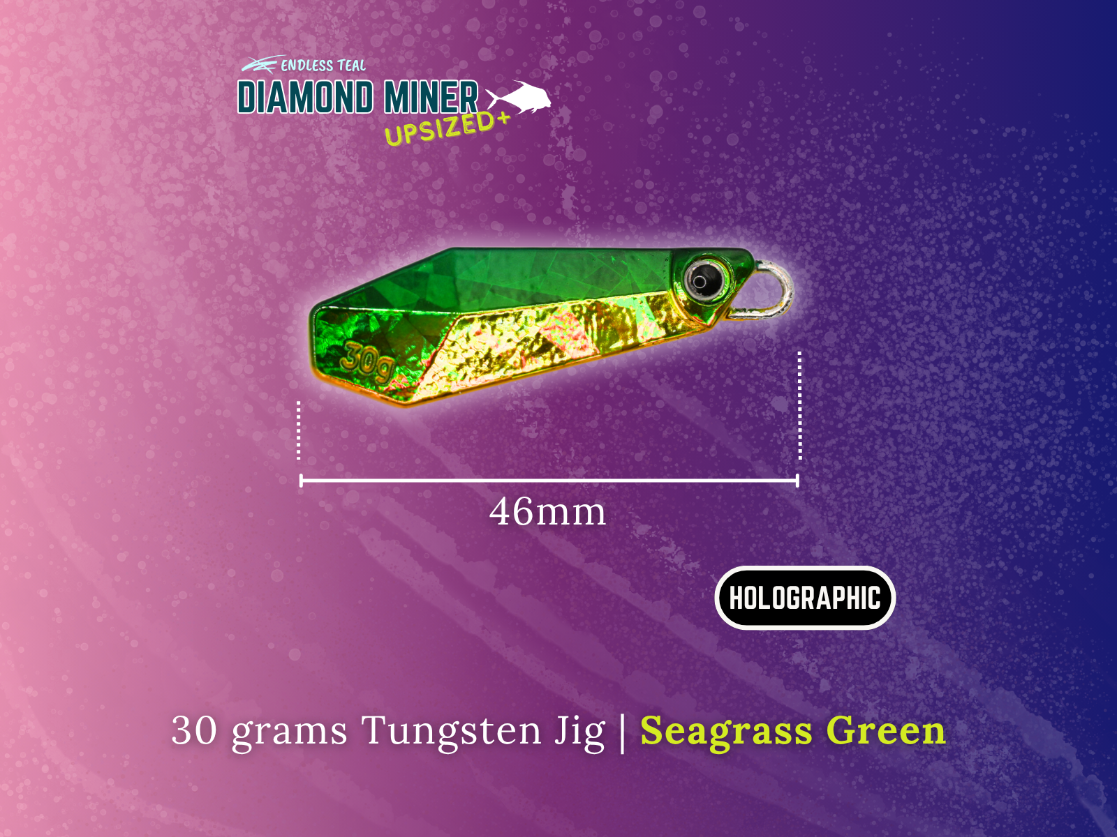 Endless Teal - Diamond Miner Micro TG Tungsten Jigs