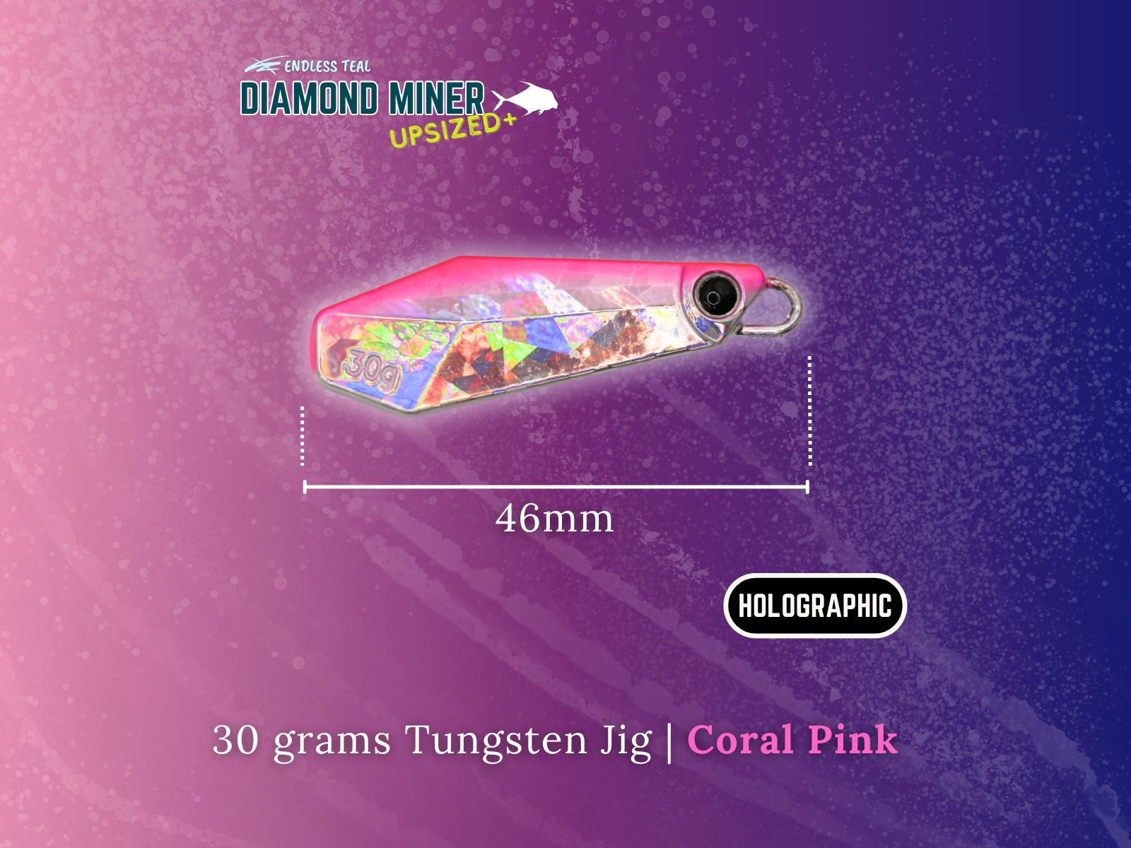 Endless Teal - Diamond Miner Micro TG Tungsten Jigs