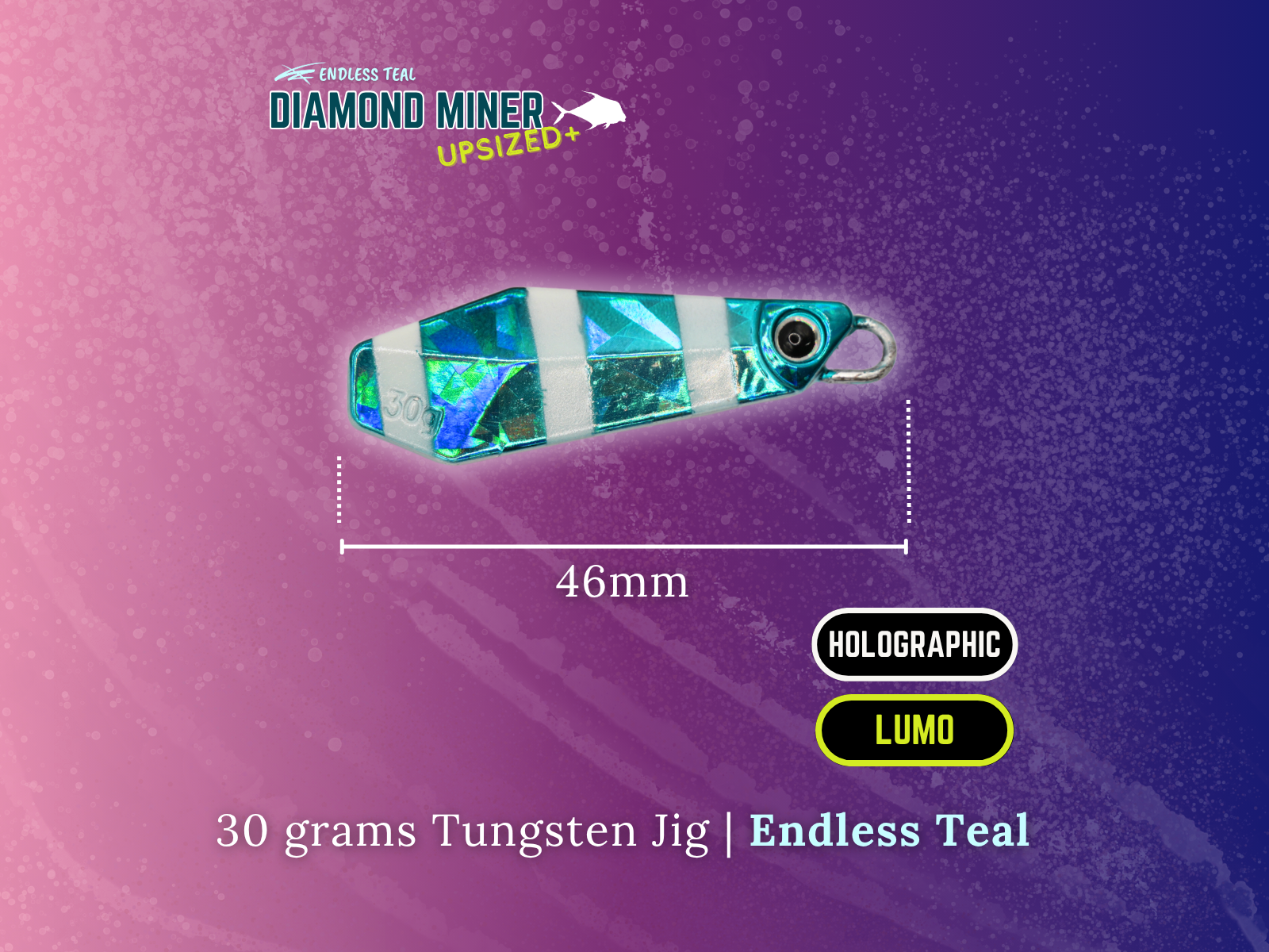 Endless Teal - Diamond Miner Micro TG Tungsten Jigs