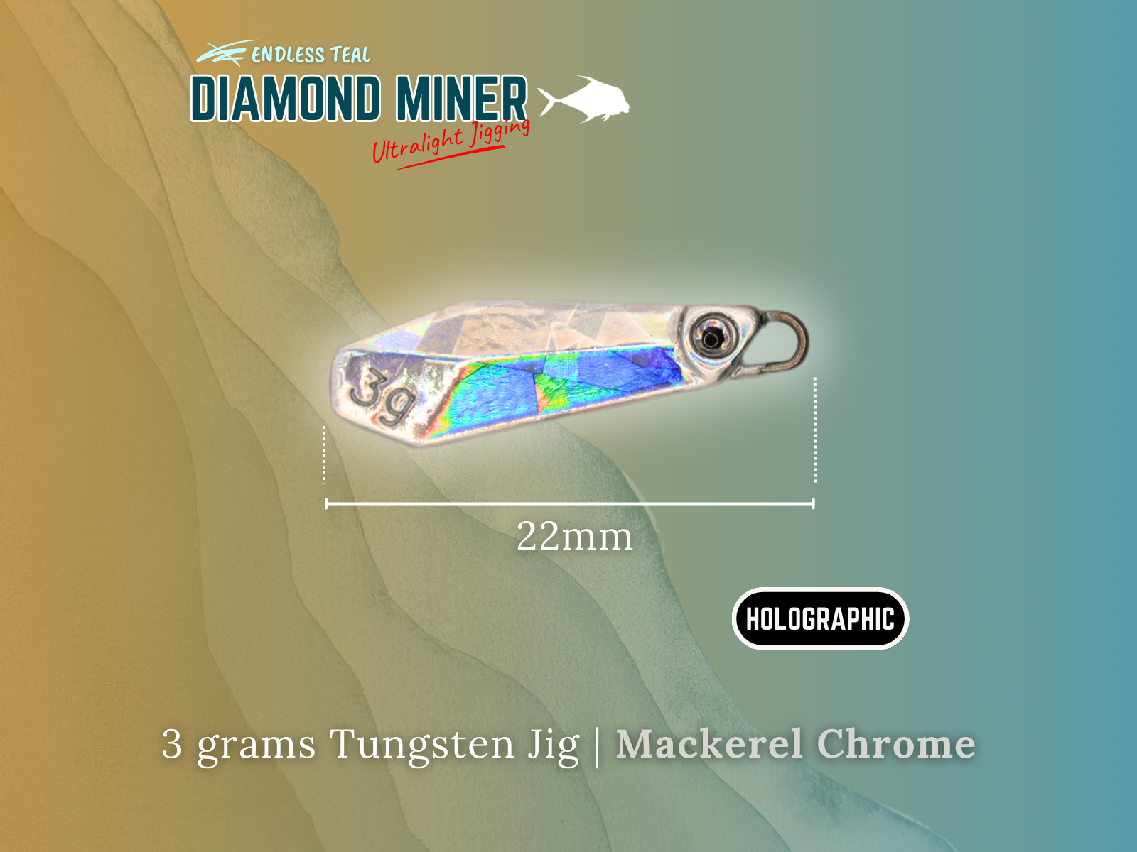 Endless Teal - Diamond Miner Micro TG Tungsten Jigs