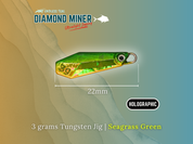 Endless Teal - Diamond Miner Micro TG Tungsten Jigs