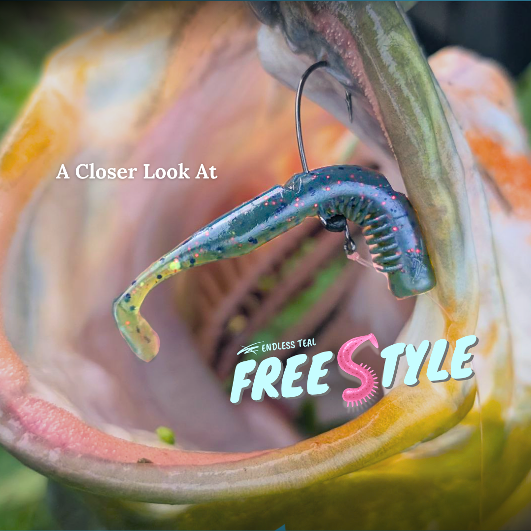 Endless Teal Freestyle Soft Plastics