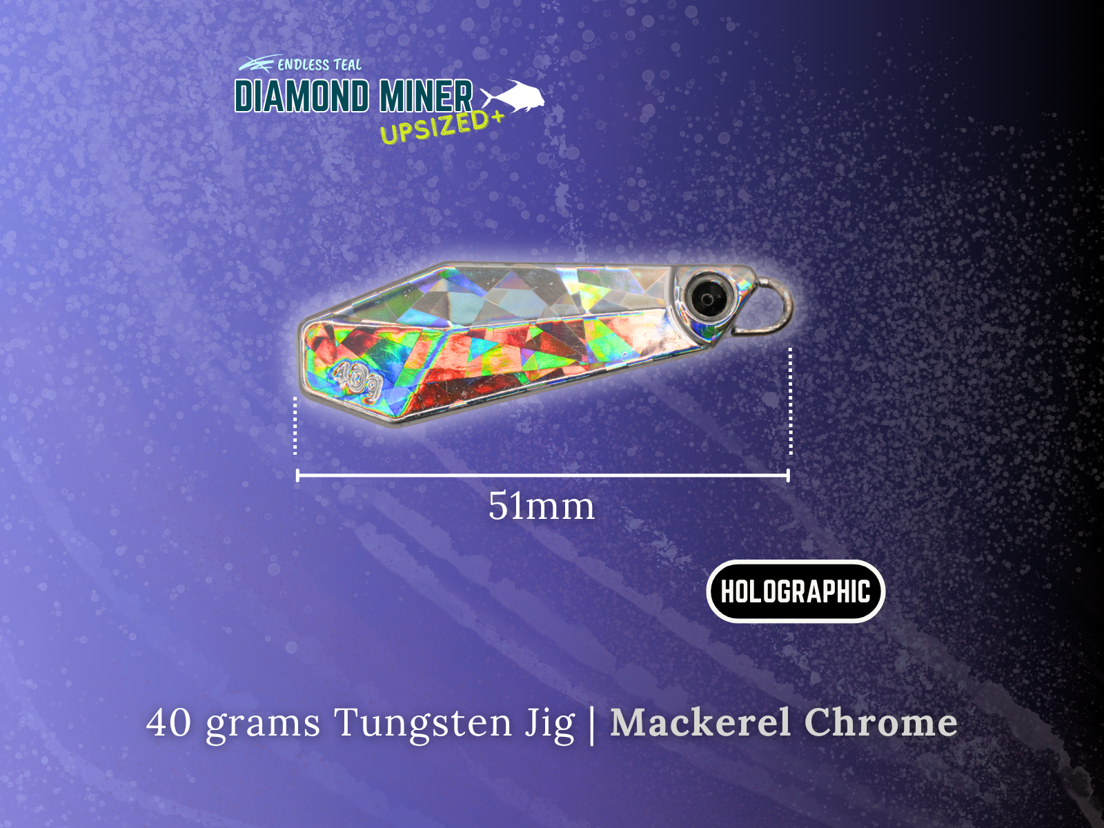 Endless Teal - Diamond Miner Micro TG Tungsten Jigs