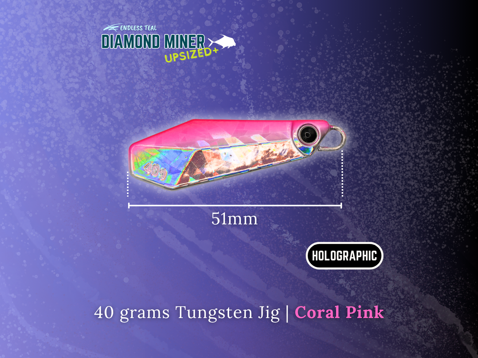 Endless Teal - Diamond Miner Micro TG Tungsten Jigs
