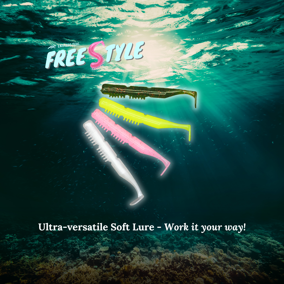 Endless Teal Freestyle Soft Plastics