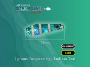 Endless Teal - Diamond Miner Micro TG Tungsten Jigs