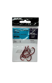 BKK Red Octopus Hook - Pack of 6 Hooks