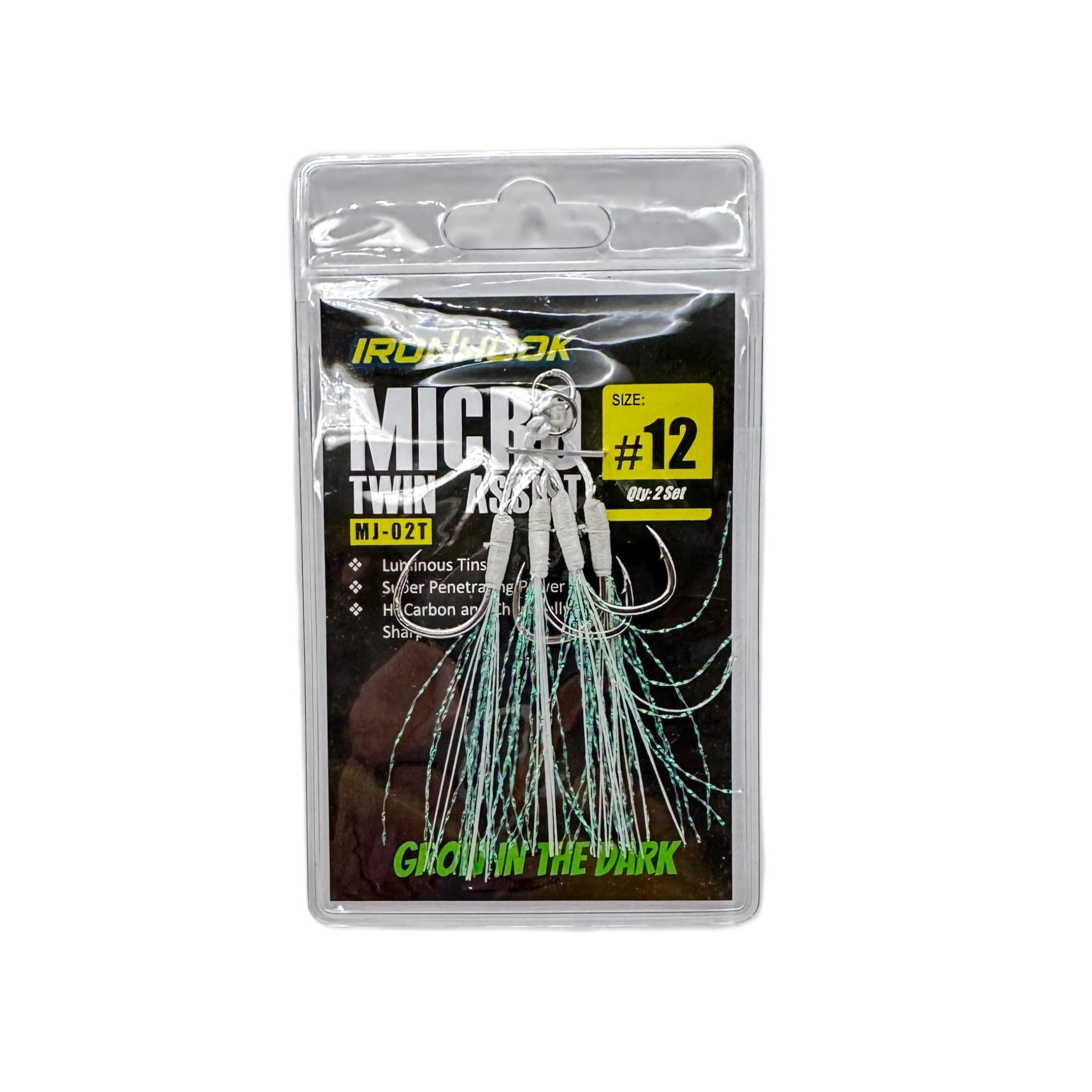 Ironhook Micro Twin Assist Hooks - MJ-02T