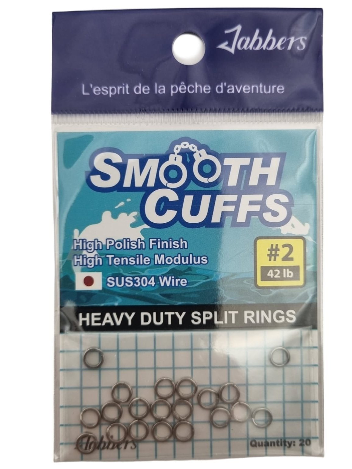 Jabbers Smooth Cuff Split Rings