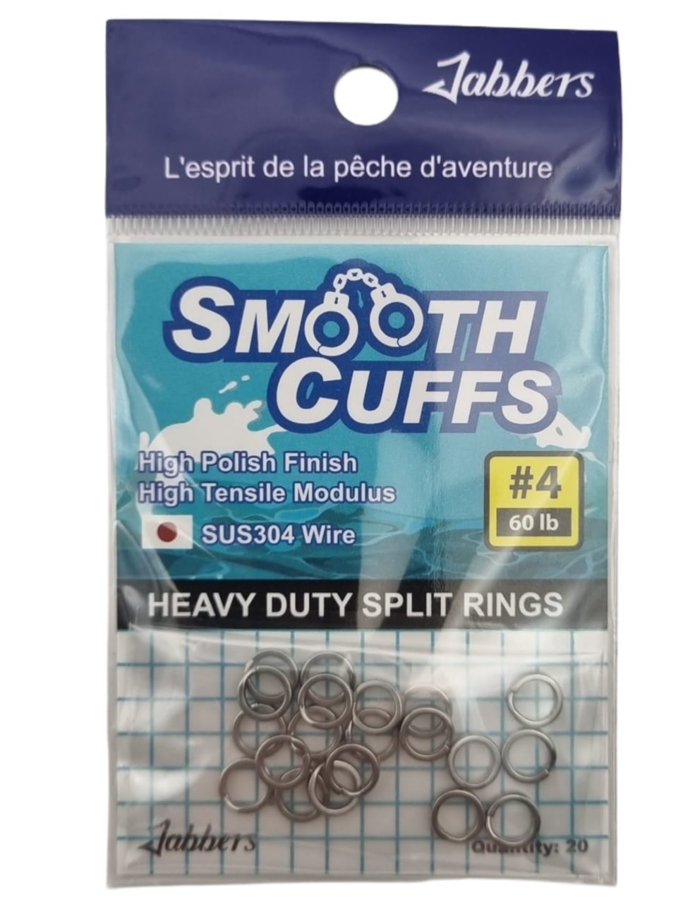 Jabbers Smooth Cuff Split Rings