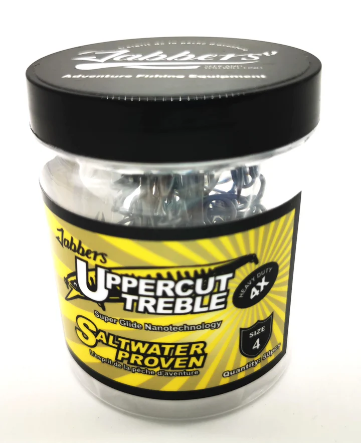 Jabbers Uppercut Treble Hooks - Expedition Packs (50pcs)