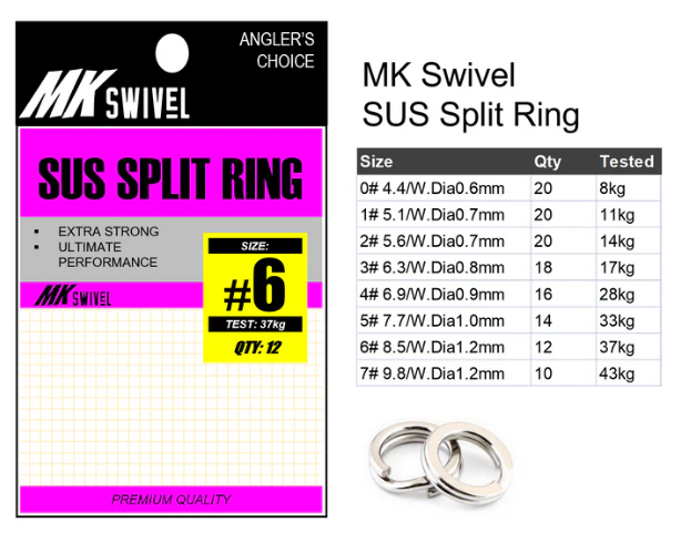 MK Swivel SUS Split Ring