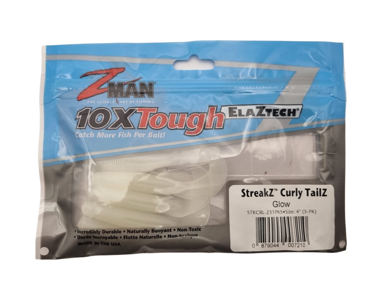 Zman 4 Inch StreakZ Curly TailZ Soft Plastic Lure