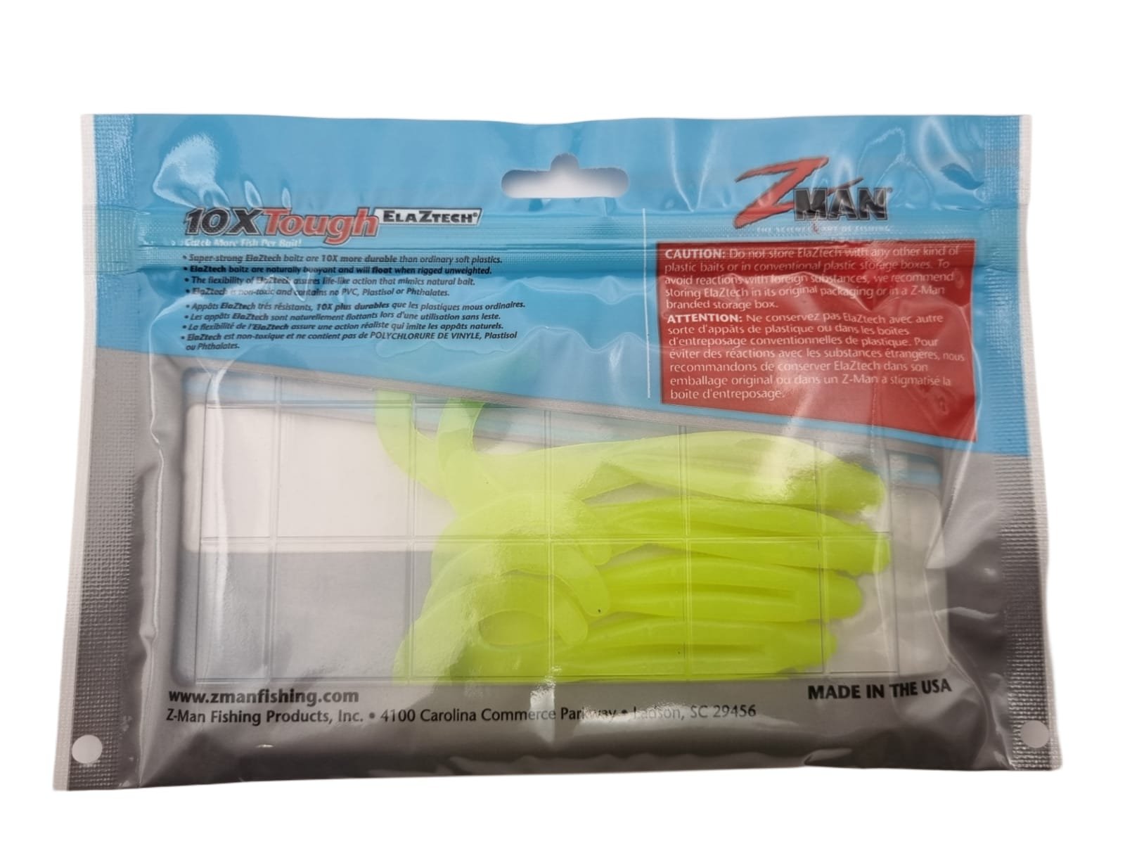 Zman 4 Inch StreakZ Curly TailZ Soft Plastic Lure