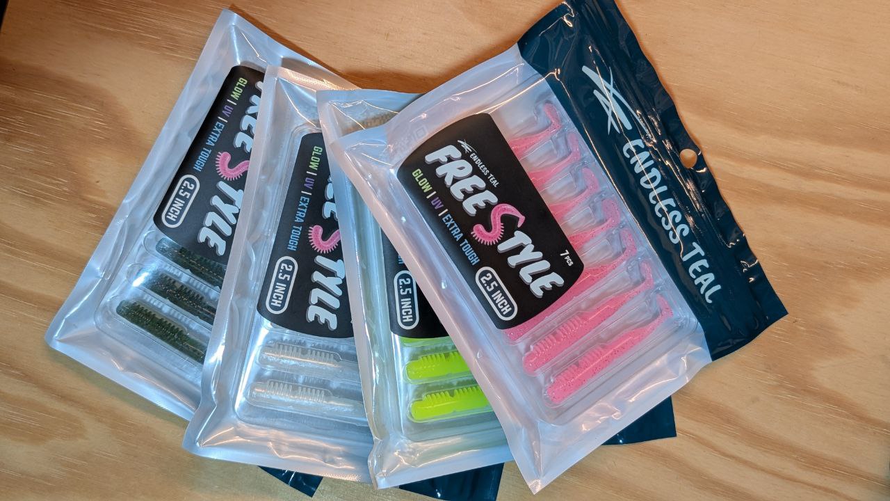 Endless Teal Freestyle Soft Plastics