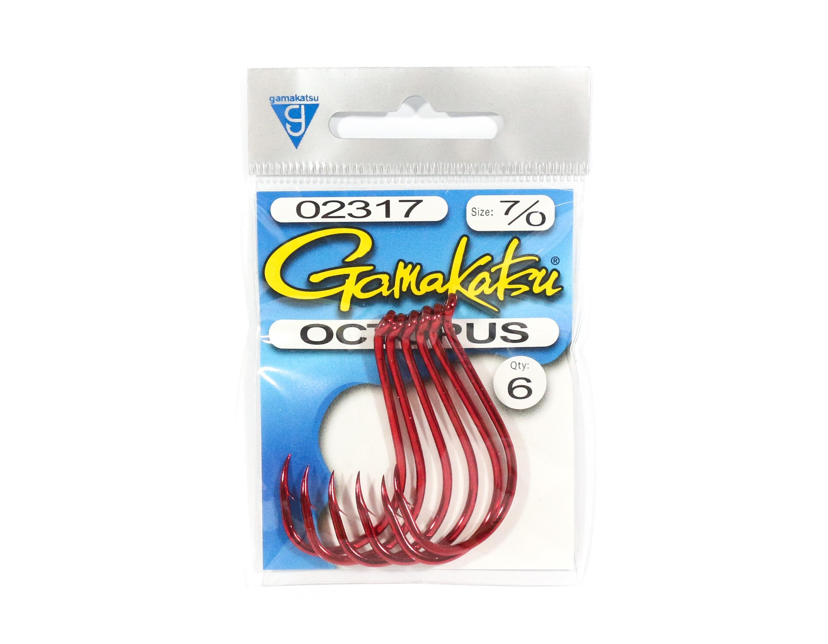 Gamakatsu Octopus Fishing Hooks [Red]