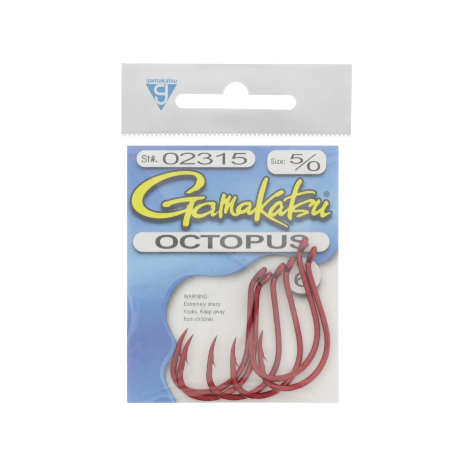 Gamakatsu Octopus Fishing Hooks [Red]
